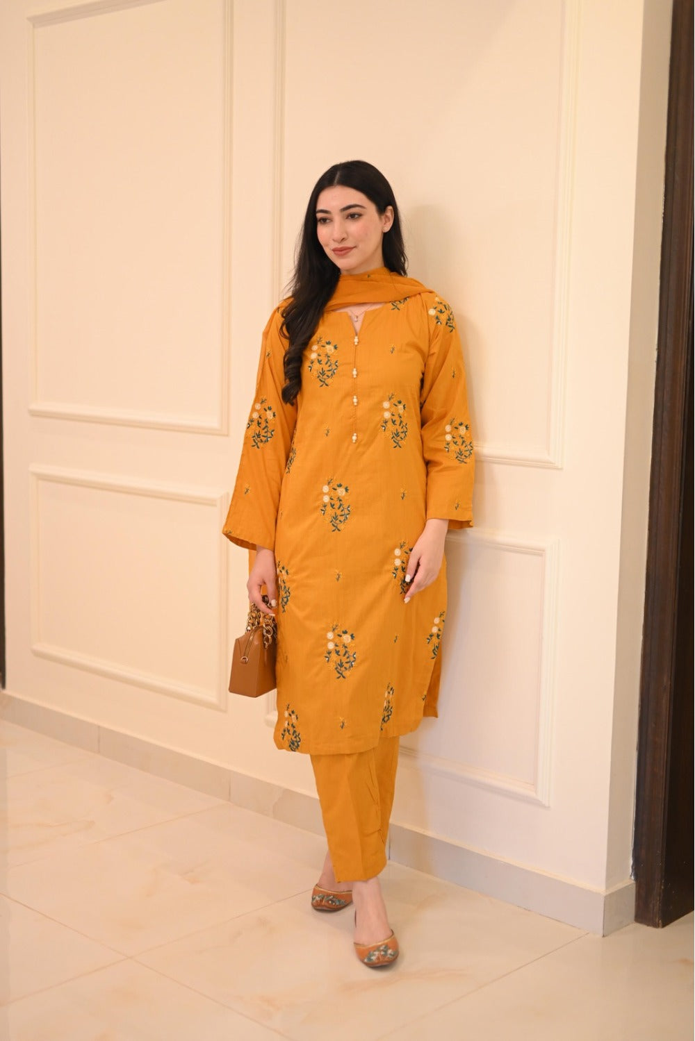 AYESHA B EMBERIDERY 2PC